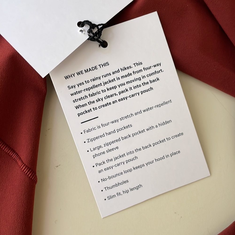Lululemon Mist Over Windbreaker Cranberry Charm - Picture 4 of 10